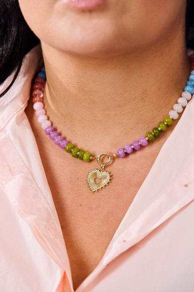 Aurora Heart Necklace