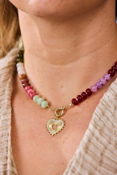 Eclipse Heart Necklace